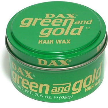 DAX_Green and Gold Hair Wax_Cosmetic World
